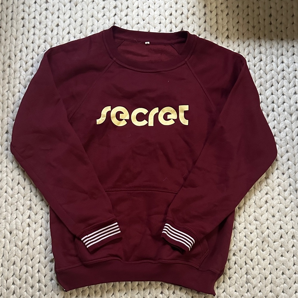Men's Crewneck Sweater - Burgundy